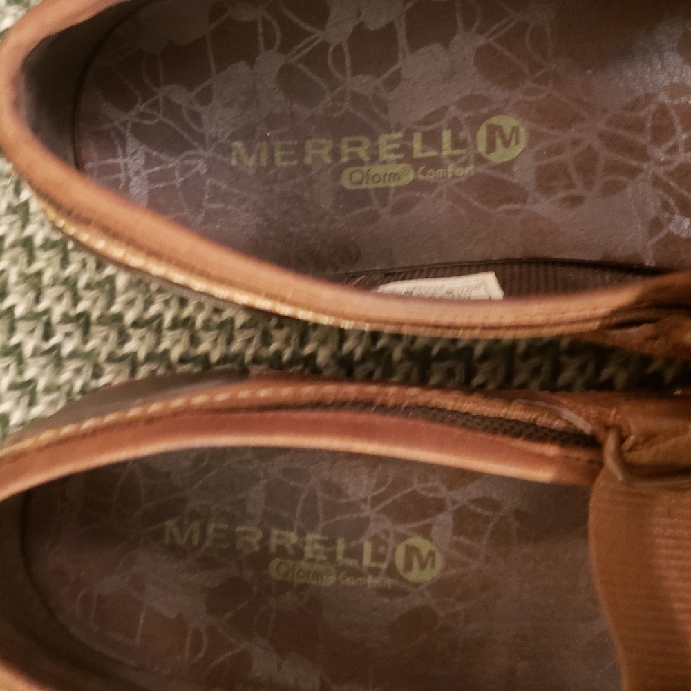 FINAL PRICE DROP Like New Merrell Mimosa Emme Mary Janes - Cocoa Size 7.5 - Picture 9 of 15